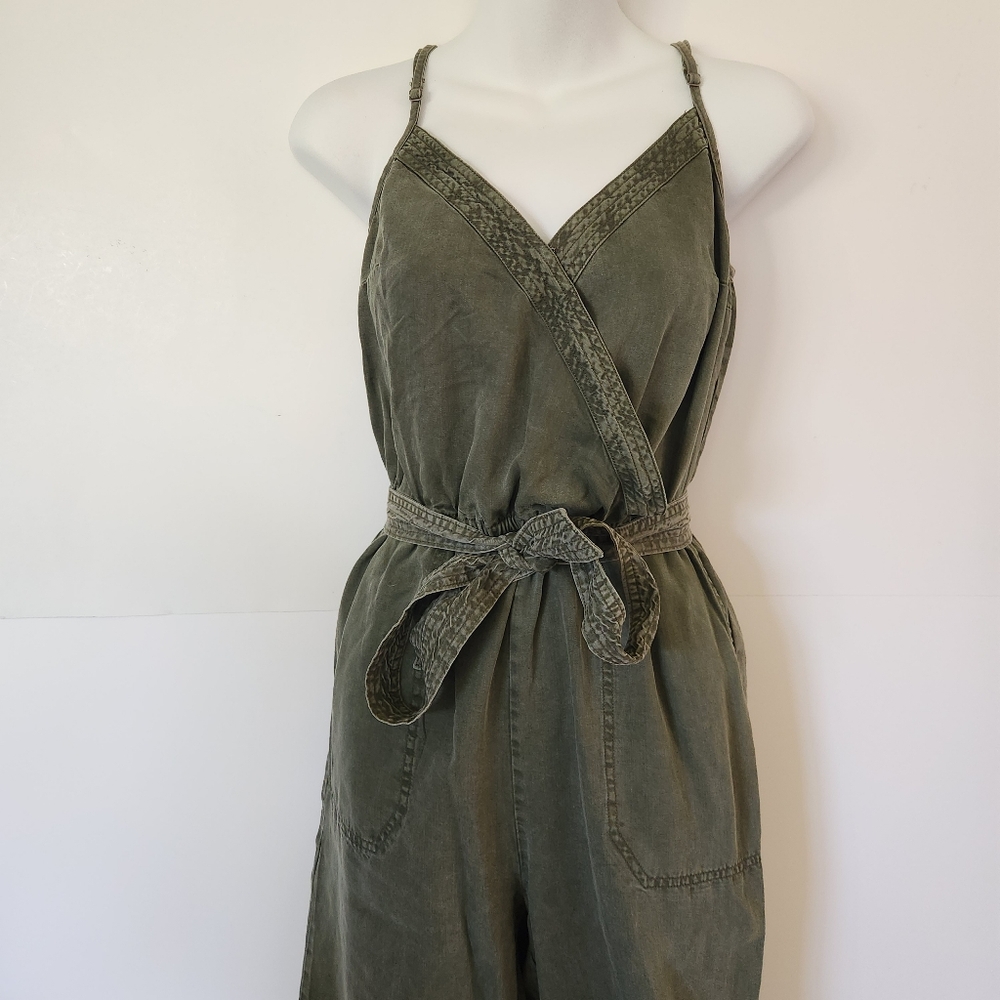 Abercrombie & Fitch Wrap front Utility jumpsuit Size S